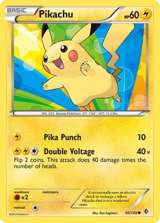 Pikachu 50/149 - Boundaries Crossed Reverse Holofoil