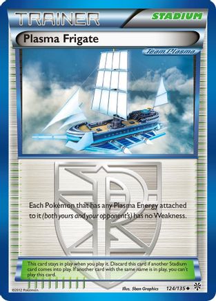 Plasma Frigate (Team Plasma) 124/135 - Plasma Storm Reverse Holofoil