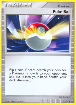 Poke Ball 113/127 - Platinum Reverse Holofoil