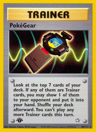 PokeGear 88/111 - Neo Genesis 1st Edition
