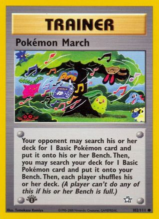 Pokemon March 102/111 - Neo Genesis Unlimited