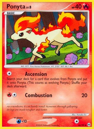 Ponyta (46) 46/99 - Arceus Reverse Holofoil