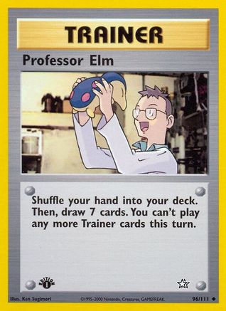 Professor Elm 96/111 - Neo Genesis 1st Edition