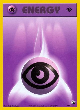 Psychic Energy 110/111 - Neo Genesis 1st Edition