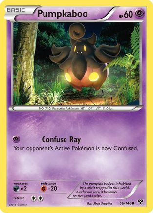 Pumpkaboo 56/146 - XY Base Set Reverse Holofoil