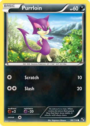 Purrloin 66/114 - Black and White