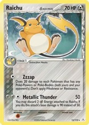 Raichu (Delta Species) 15/110 - Holon Phantoms Holofoil