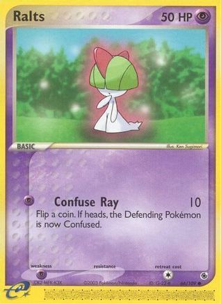 Ralts - 66/109 66/109 - Ruby and Sapphire Reverse Holofoil