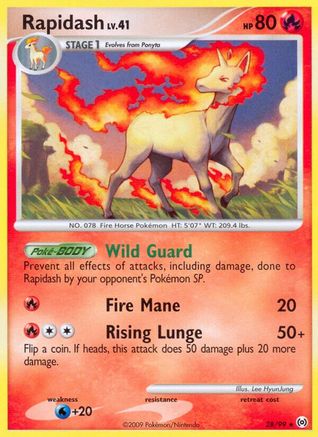 Rapidash (28) 28/99 - Arceus