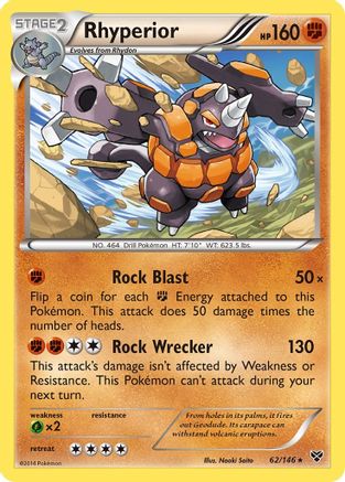 Rhyperior 62/146 - XY Base Set Holofoil