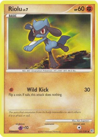 Riolu 61/130 - Diamond and Pearl