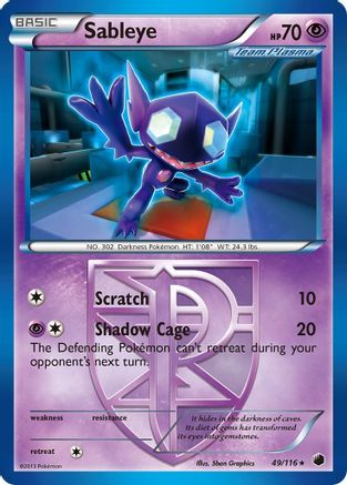 Sableye (Team Plasma) 49/116 - Plasma Freeze