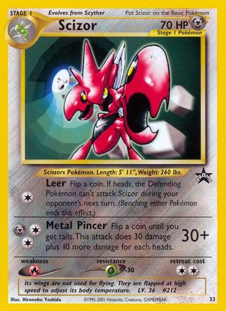 Scizor 33/53 - WoTC Promo