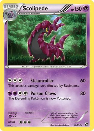 Scolipede 54/114 - Black and White