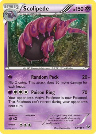 Scolipede 53/146 - XY Base Set
