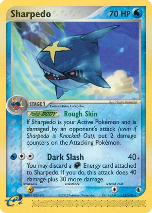 Sharpedo 22/109 - Ruby and Sapphire Reverse Holofoil