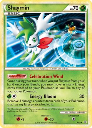 Shaymin 8/95 - Unleashed Holofoil