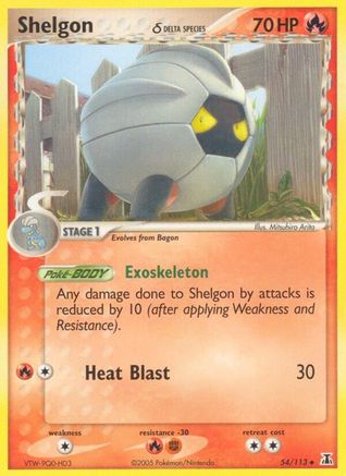 Shelgon - 054/113 (Delta Species) 54/113 - Delta Species