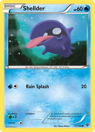 Shellder 31/146 - XY Base Set
