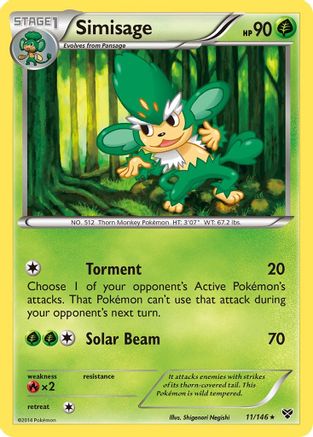 Simisage 11/146 - XY Base Set