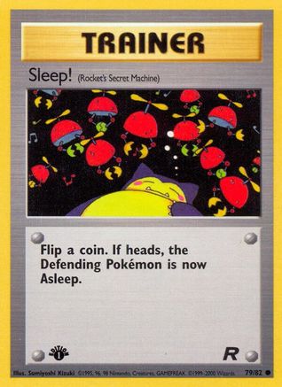 Sleep! (Rocket's Secret Machine) 79/82 - Team Rocket Unlimited
