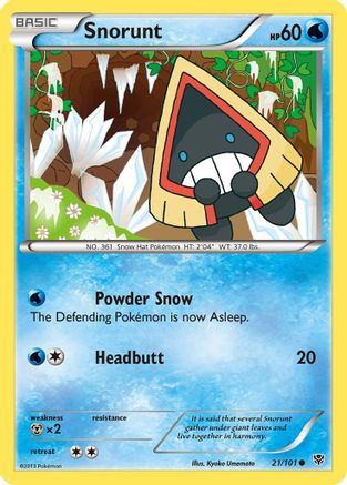Snorunt 21/101 - Plasma Blast Reverse Holofoil