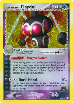 Team Magma's Claydol - 8/95 8/95 - Team Magma vs Team Aqua Holofoil