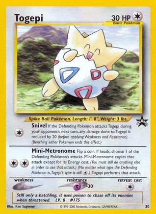 Togepi 30/53 - WoTC Promo