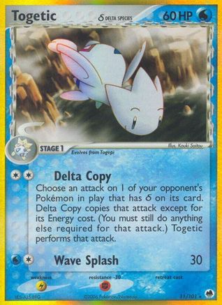 Togetic (Delta Species) 11/101 - Dragon Frontiers Holofoil