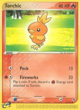 Torchic - 73/109 73/109 - Ruby and Sapphire