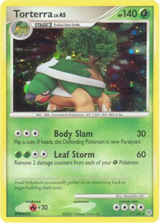 Torterra 17/130 - Diamond and Pearl Reverse Holofoil
