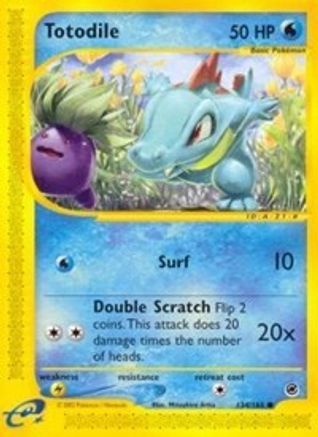 Totodile (134) 134/165 - Expedition