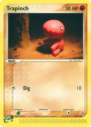 Trapinch - 78/97 78/97 - Dragon Reverse Holofoil