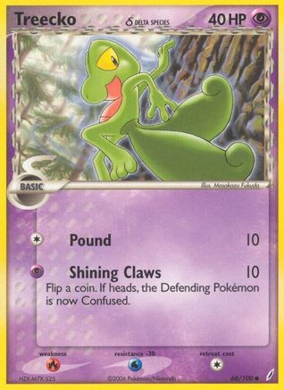 Treecko (Delta Species) 68/100 - Crystal Guardians