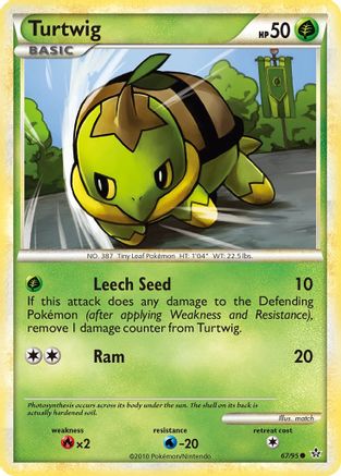 Turtwig 67/95 - Unleashed Reverse Holofoil