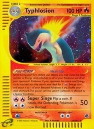 Typhlosion (28) 28/165 - Expedition Reverse Holofoil