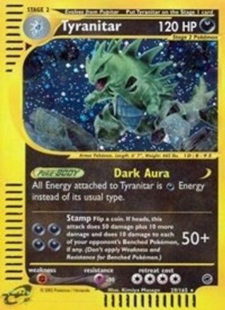 Tyranitar (29) 29/165 - Expedition Reverse Holofoil