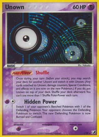 Unown (I) I/115 - Unseen Forces Holofoil