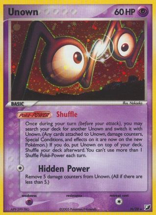 Unown (N) N/115 - Unseen Forces Holofoil