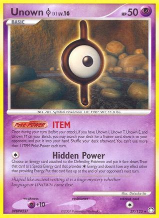 Unown [I] 37/123 - Mysterious Treasures