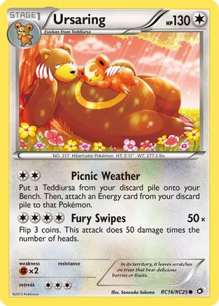 Ursaring RC16/113 - Legendary Treasures Radiant Collection Holofoil