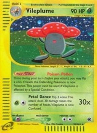Vileplume (31) 31/165 - Expedition Reverse Holofoil