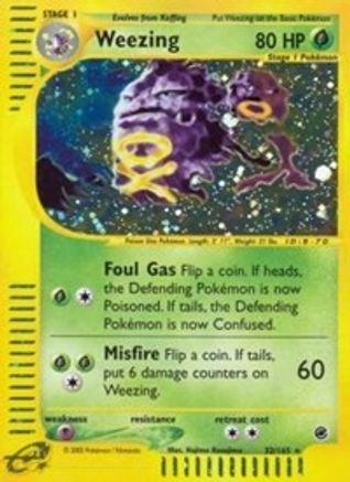 Weezing (32) 32/165 - Expedition Holofoil