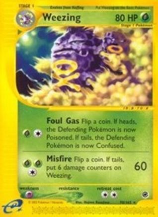 Weezing (70) 70/165 - Expedition Reverse Holofoil