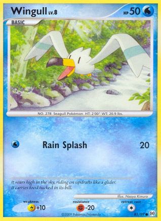 Wingull (81) 81/99 - Arceus Reverse Holofoil
