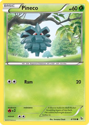 Pineco 4/106 - XY  Flashfire