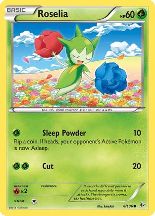 Roselia 8/106 - XY  Flashfire
