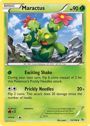 Maractus 10/106 - XY  Flashfire