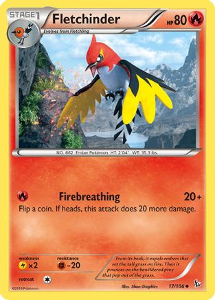 Fletchinder 17/106 - XY  Flashfire
