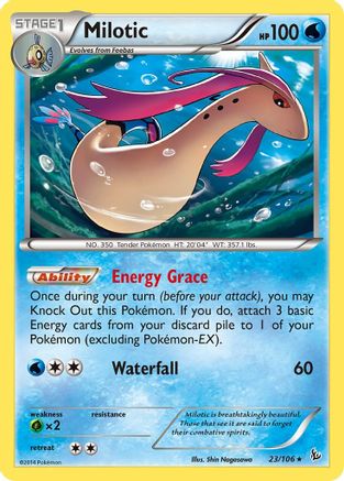 Milotic 23/106 - XY  Flashfire Reverse Holofoil